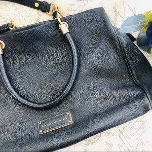 Marc by Marc Jacobs Black Leather Shoulder Bag